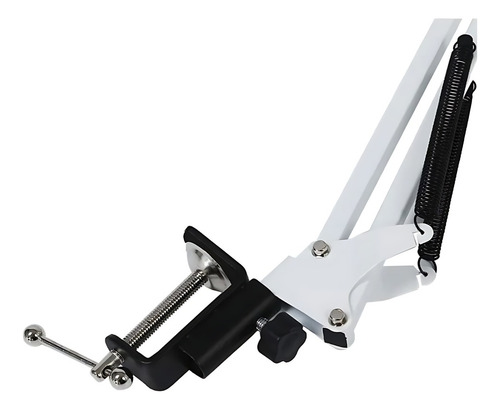 Suporte Articulado P/ Microfones Hyperx Quad/solocast Preto Cor Branco