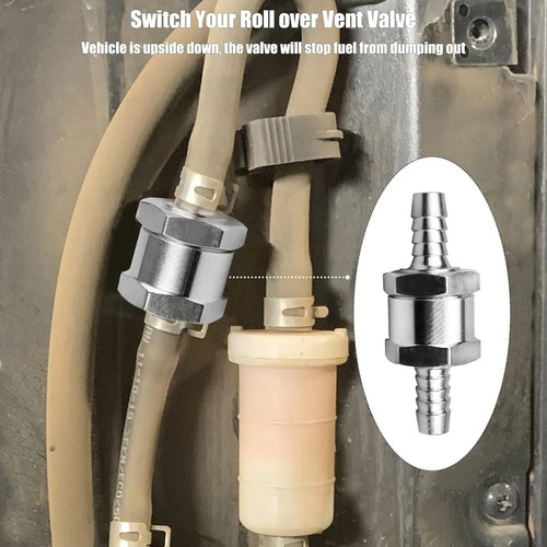 Válvula Antiretorno De Combustible De 8mm Aluminio General