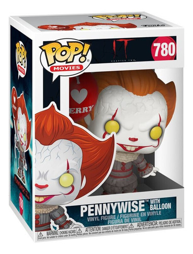 Funko Pop Pennywise Balloon Globo It + Llavero Exclusivo Paq