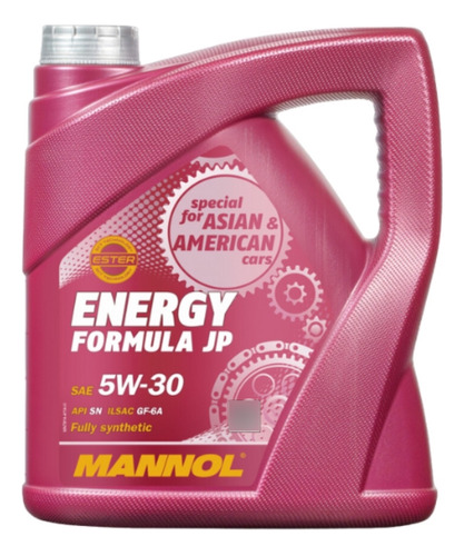 Aceite Motor 5w30 Mannol Energy Formula Jp 4 Litros