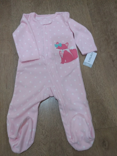 Macacão Sleep Fleece Carters  9 Meses