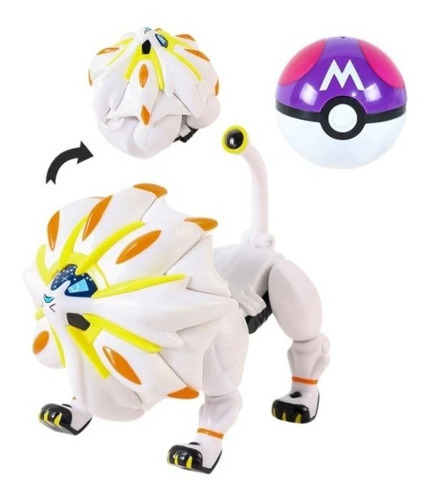 Figura Pokemon Solgaleo Comprimible Pokebola