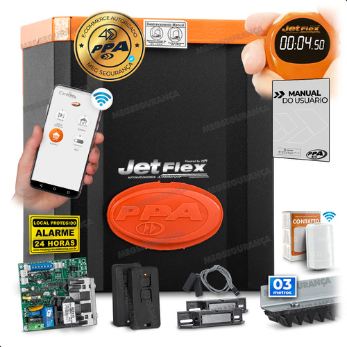Kit Motor Ppa Dz Eurus Steel App Wifi 1/2 Jet Flex 3m Crem