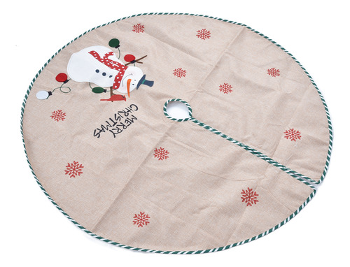 Falda Con Diseño De Árbol De Navidad Con Diseño De Muñeco De