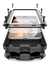 Comprar Capa Case Para iPhone XS Max X Xs Xr iPhone 11 Anti Shock Impacto Armadura Blindada Metal Película Vidro Temperado