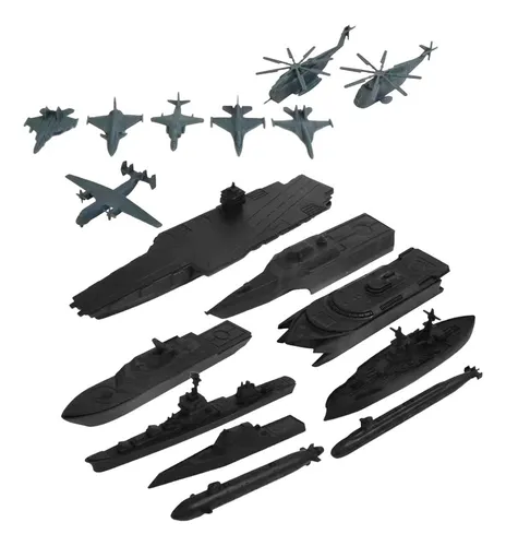 17 Piezas Juguete Portaaviones Juguete Con Modelos De