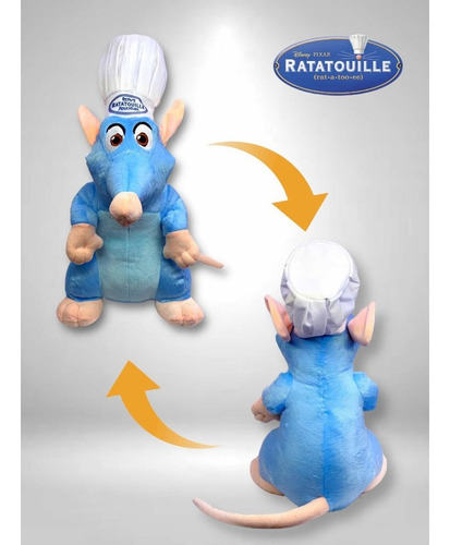 Brinquedo de pelúcia Remy Chefcito Ratatouille Mouse