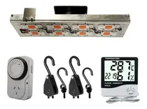 Comprar Luz Led Cultivo Indoor 400w Timer Termohigrometro Poleas