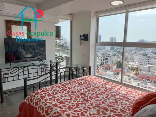 Cad Sol Y Mar B 1002. Departamento En Piso Alto Con Terraza, Vista A La Ciudad Y Excelente Ventilación