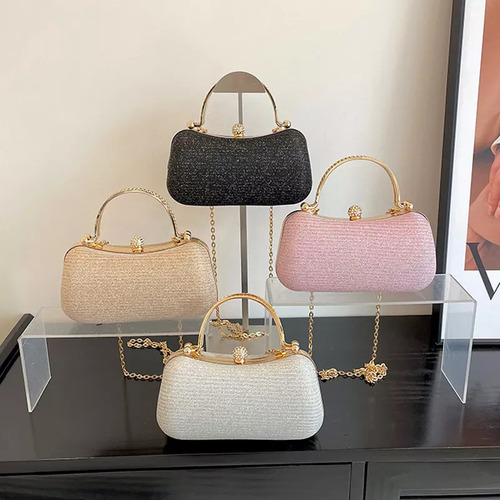 Mujer Bolso De Noche Mano Bandolera Para Fiesta Con Cadena