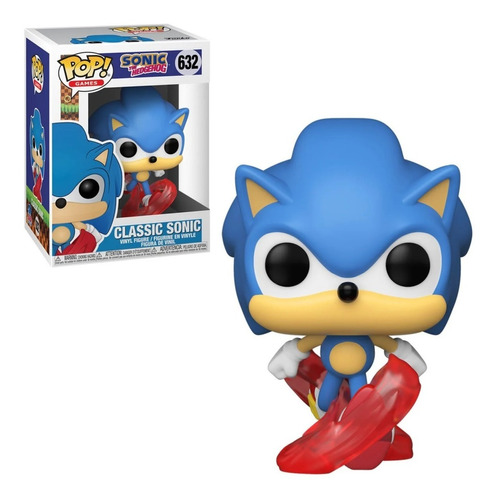 Sonic Running Funko Pop 632 / 30th Anniversary /original