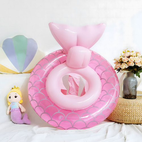 K Flotador De Piscina Mermaid For Bebés Con Asiento Y Asa