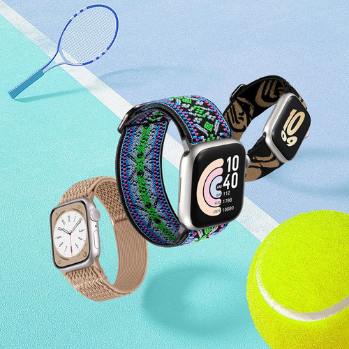 Paquete De 12 Correas Deportivas De Nailon Elásticas Compati
