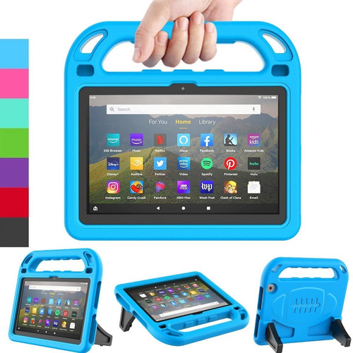 Imagen 2 de 8 de Forro Estuche Para Tablet Amazon Fire 8