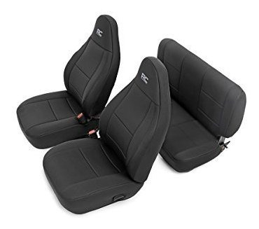 Tostadas De Asiento De Neopreno País Para Wrangler Tj R9b2z