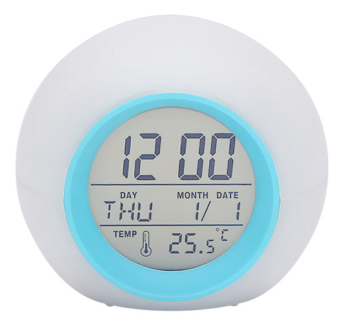 Despertador. Reloj Led De Temperatura De Mesa, Alarma Y