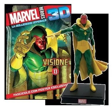 Colecc. Figuras Marvel 3d Nro 13  Vision  Editorial Salvat.