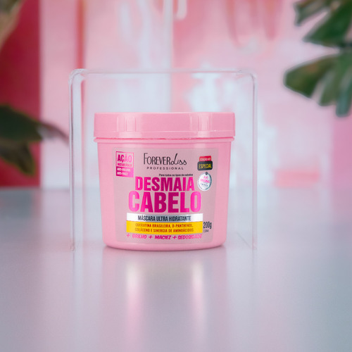 Kit Desmaia Cabelo Com Shampoo, Máscara 200g E Condicionador