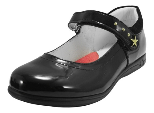 Zapato Escolar Chabelo Niña Mod. 81201-1 Negro Charol 15-17 