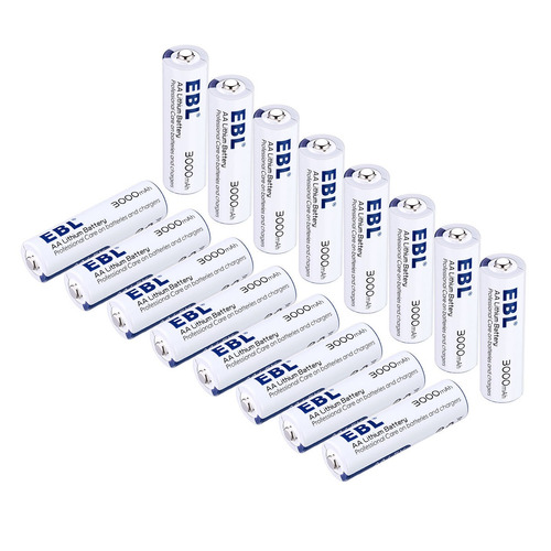 16 X Aa 3000mah 1,2 V Ni-mh Recargable Batería Ebl Celular P