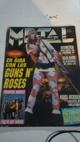 Gun 'n' Roses Metal Gira Con ,,,,,