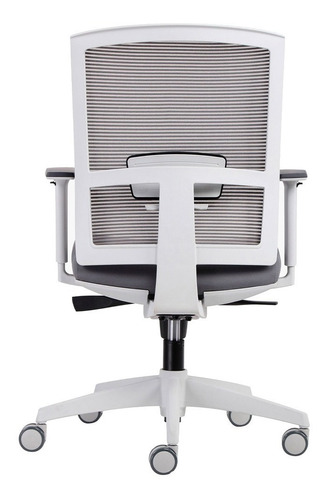 Imagen 4 de 4 de Silla de escritorio Form Design Taylor ergonómica gris claro con tapizado de mesh y tela