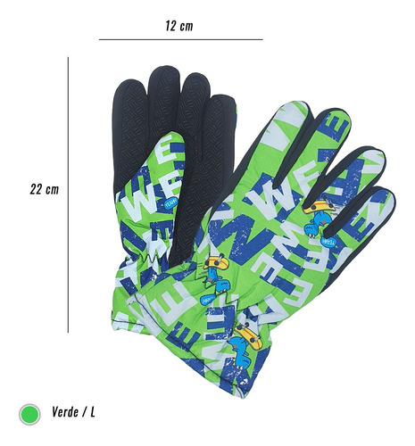 Guantes Térmicos Dinosaurio Invierno Infantil / Ed6934