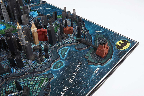 Puzzle 4d Del Paisaje Urbano De Batman Gotham City Time 3d (