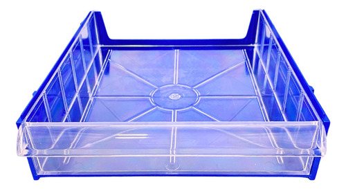 Gaveteiro Organizador Modular Avulso Multiuso Magus Gvt2 Cor Azul 15L