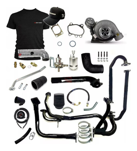 Kit Turbo Vw Fusca Injeção Programável Turbo Master R343 T2