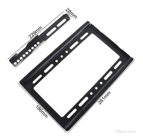 Imagen 3 de 5 de Base Fija Para Tv De 14 A 42 Soporte Universal Hasta 25kg