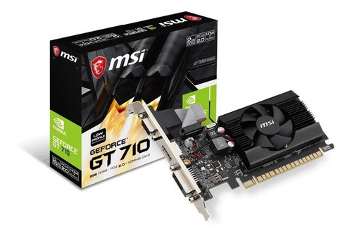 Tarjeta Grafica Msi Geforce Gt 710 2 Gb Ddr3 Pci Express 16x