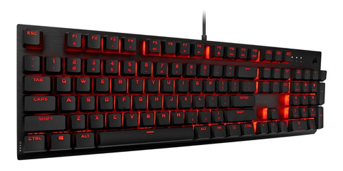 Teclado Gamer Mecánico Corsair K60 Pro Rojo Cherry Español