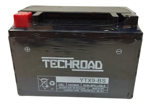 Batería Tech Road Gel Ytx9-bs