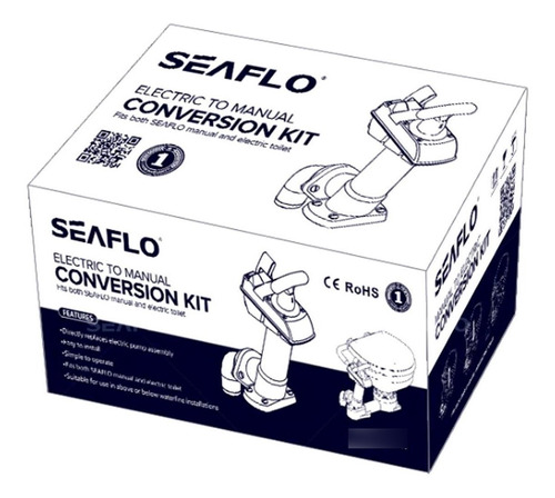 Kit Conversão Bomba Manual Para Descarga De Vaso Sanitário