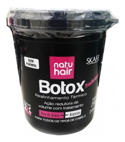 Botox Natu Hair 210 G Skafe 02 Unidades