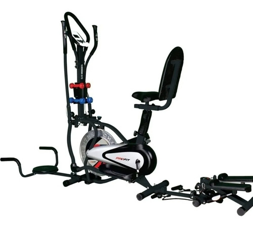 Bicicleta Elíptica Estática 10 En 1 Silla Monitor Pesas Gym