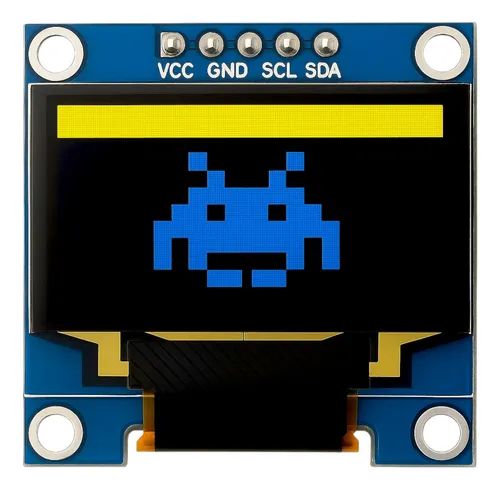 comprar Display Oled 0.96 Azul Amarillo 128x64 I2c Ssd1306 Arduino