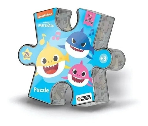 Baby Shark Puzzle Rompecabezas 24 Piezas Pinkfong Original