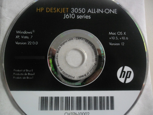 Cd De Instalação Para Impressora Hp Deskjet 3050 J610 Series