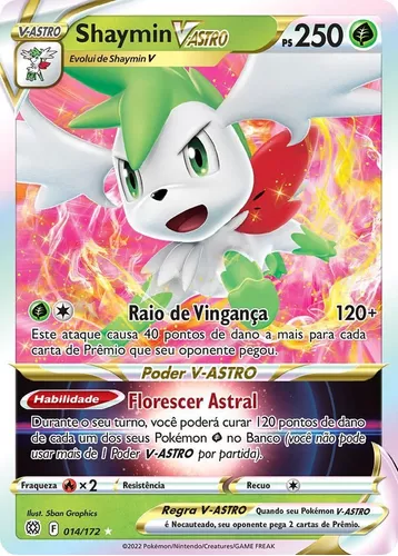 Card Pokemon Shaymin V Original Copag