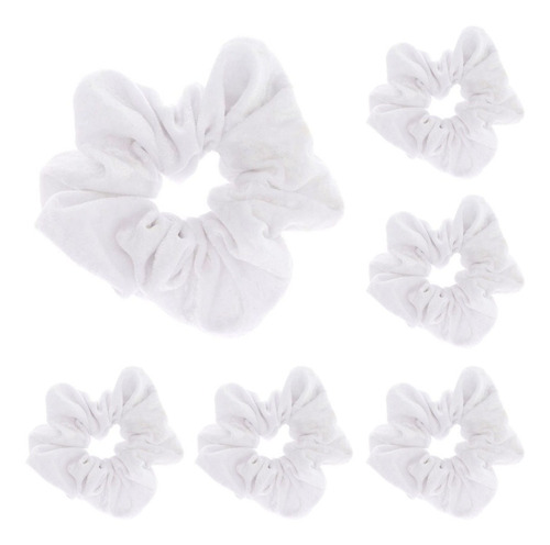 6 Unidades Colet Scrunchies