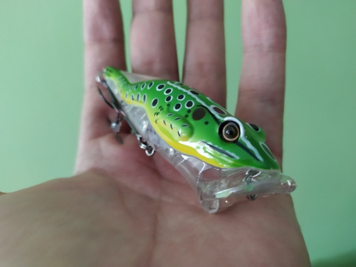 Imagen 6 de 6 de Rana Popper Currican Para Superficie Lure Señuelo