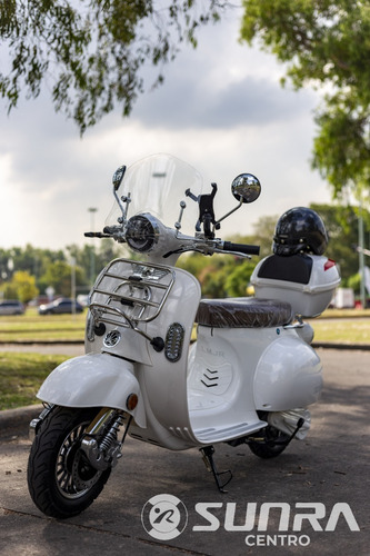 Moto Eléctrica Sunra Vintage Litio, 12 O 18 Cuotas / D
