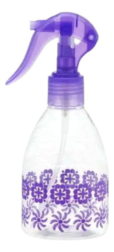 Pulverizador Plástico Com Válvula 230ml Decorado Marco Boni Cor Roxo