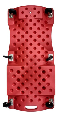 Imagen 3 de 3 de Camilla Plastica Big Red 40 Con Bandejas Magneticas