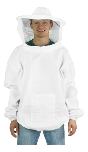 Chaqueta Para Apicultura Vivo Bee-v105, Talla L, Blanco