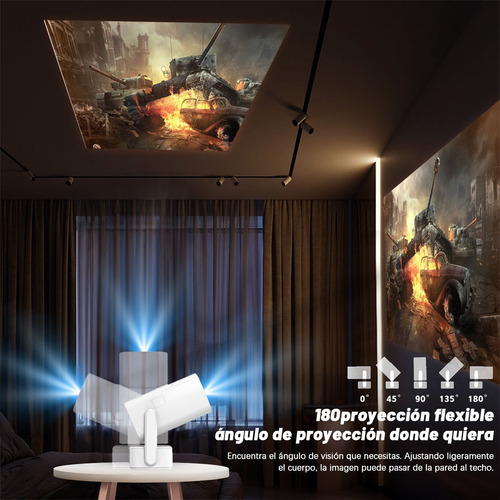 Portátil Proyector Automática 4k 5g Wifi Android Bluetooth