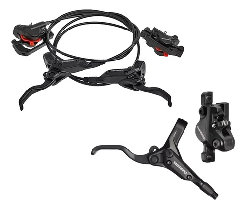 Par De Freio A Disco Shimano M-395 Acera Preto