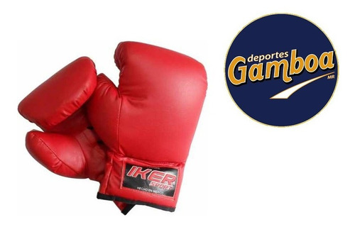 Guante De Box Relleno Aglutinado Iker-rojo